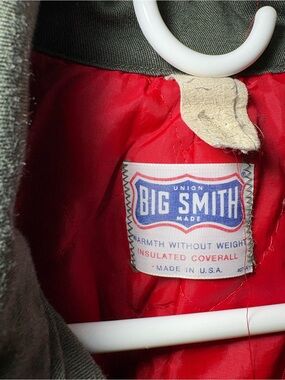 BIG SMITH Vintage Men's Insulated Coverall - Red